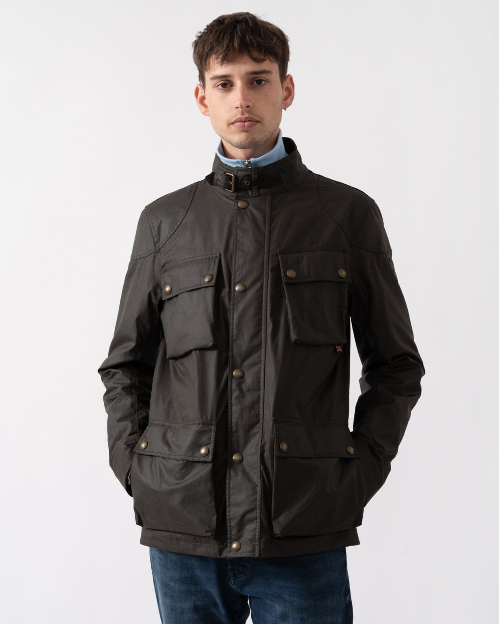 Belstaff Mens Fieldmaster Jacket - Faded Olive