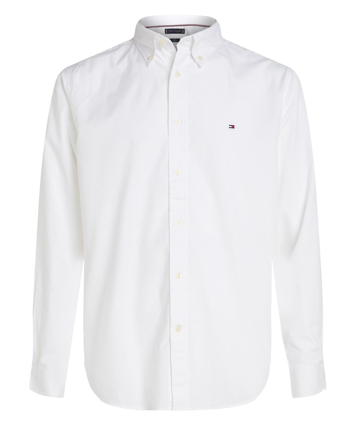 Tommy Hilfiger Core Flex Poplin Mens Long Sleeve Shirt - White