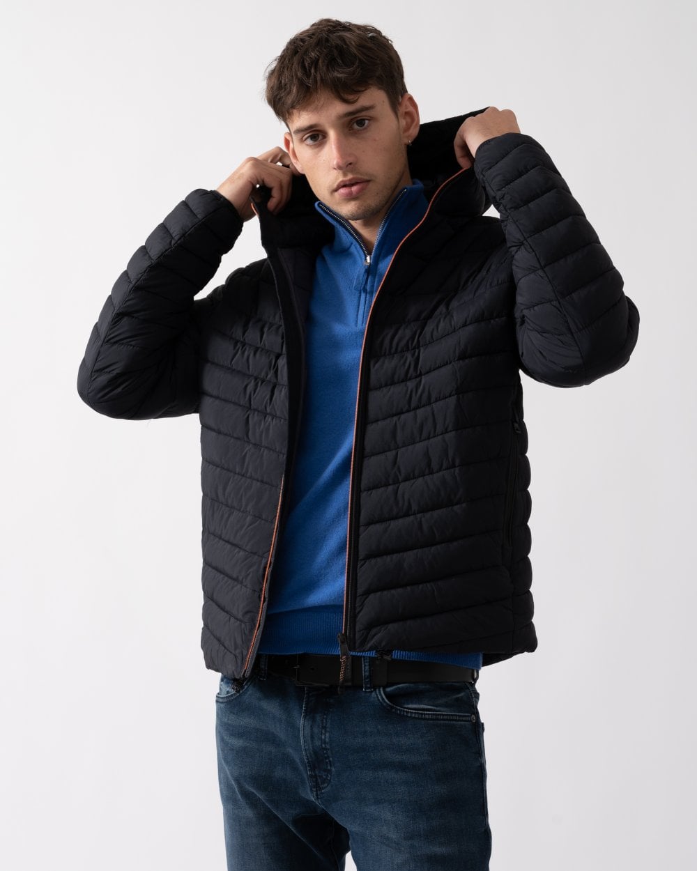 Napapijri A-Lapaz Mens Hooded Puffer Jacket - Black 041