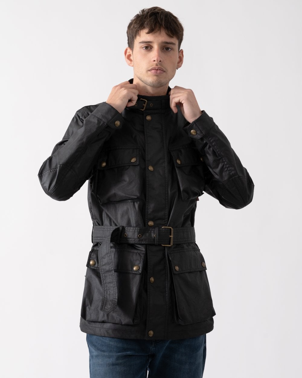 Belstaff Mens Trialmaster Jacket - Black