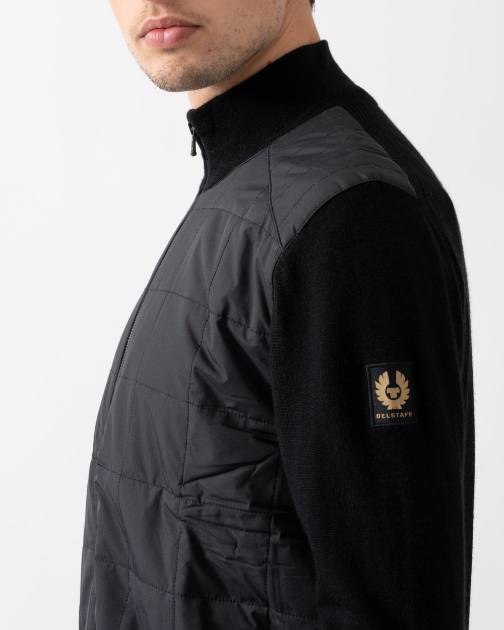 Belstaff Belstaff Kelbrook Mens Merino Wool Zip Cardigan