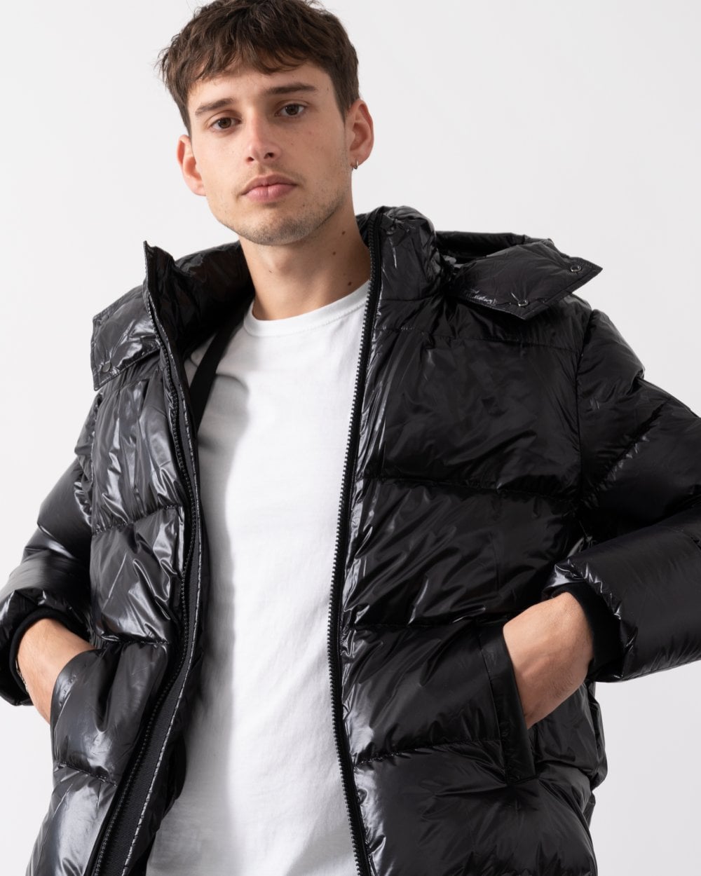 Moose Knuckles Moose Knuckles Kings Mens Shearling Puffer Jacket