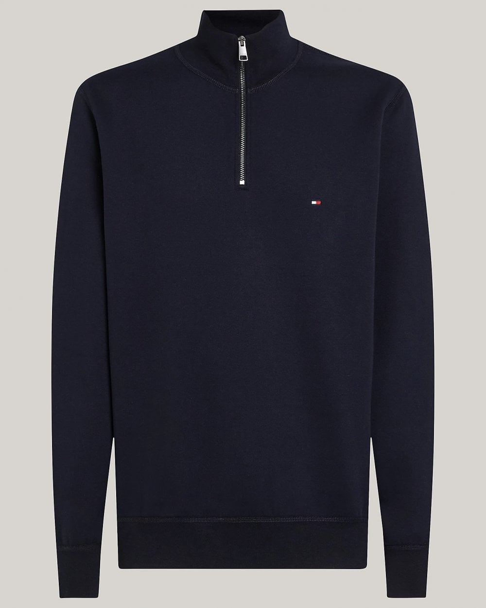 Tommy Hilfiger Essential Fleece Mens Half Zip Sweatshirt - Desert Sky