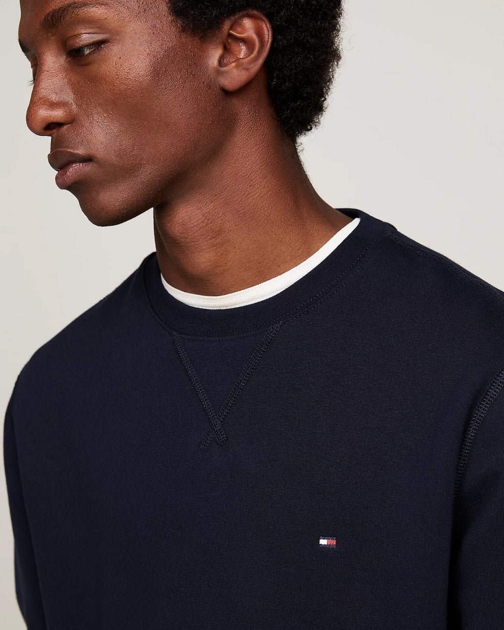 Tommy Hilfiger Essential Fleece Mens Sweatshirt - Desert Sky