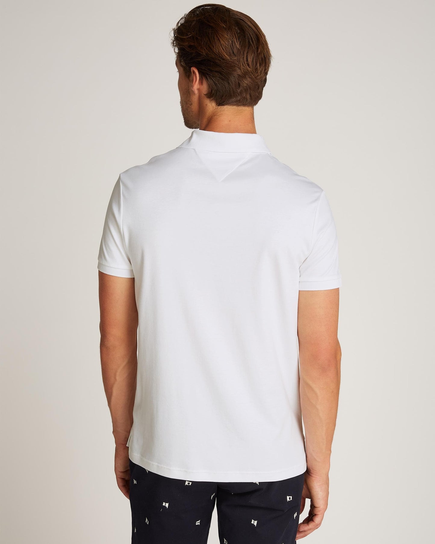 Tommy Hilfiger Liquid Cotton Essential Mens Polo - White