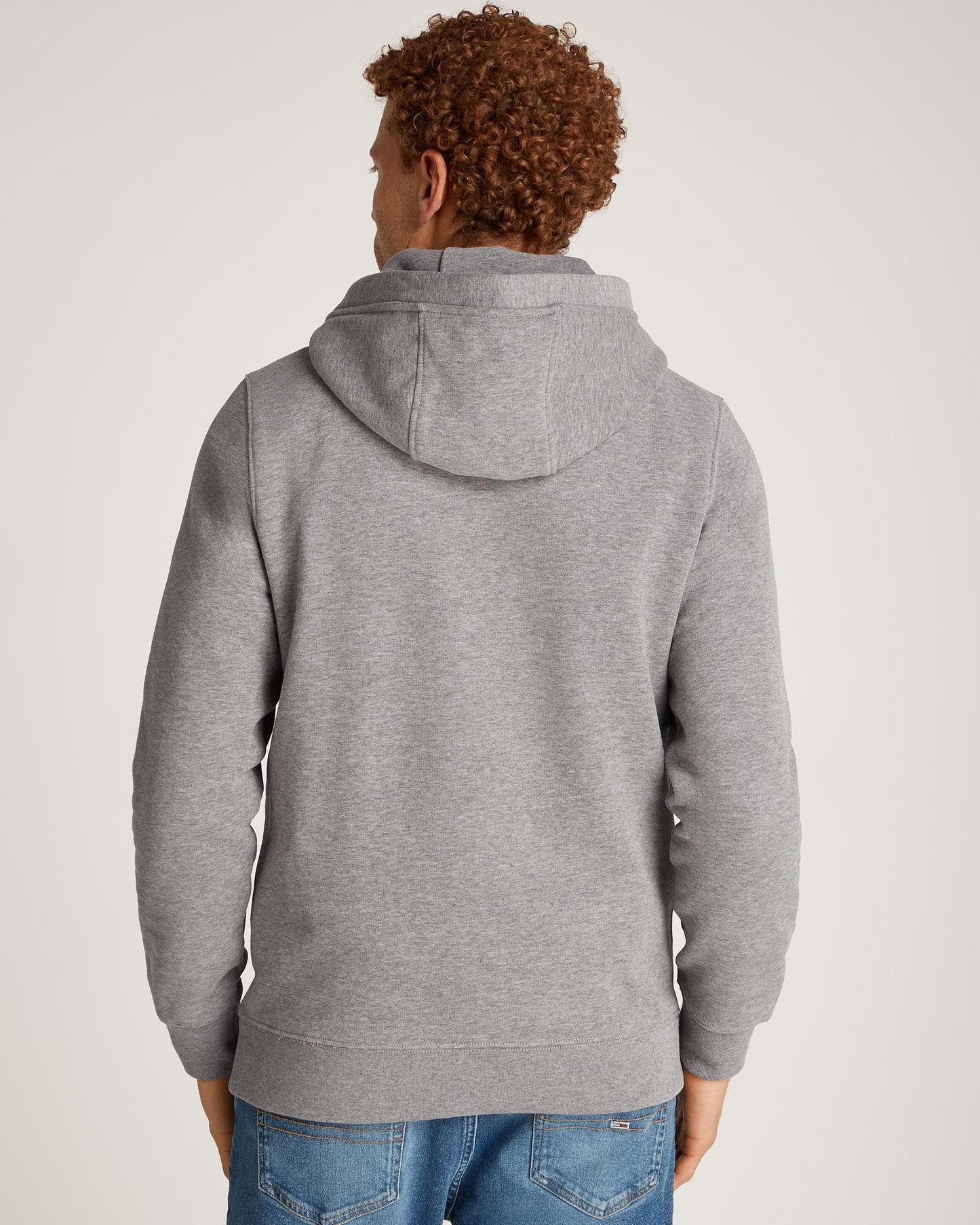 Tommy Hilfiger TH Mens Hoodie - Medium Grey Heather