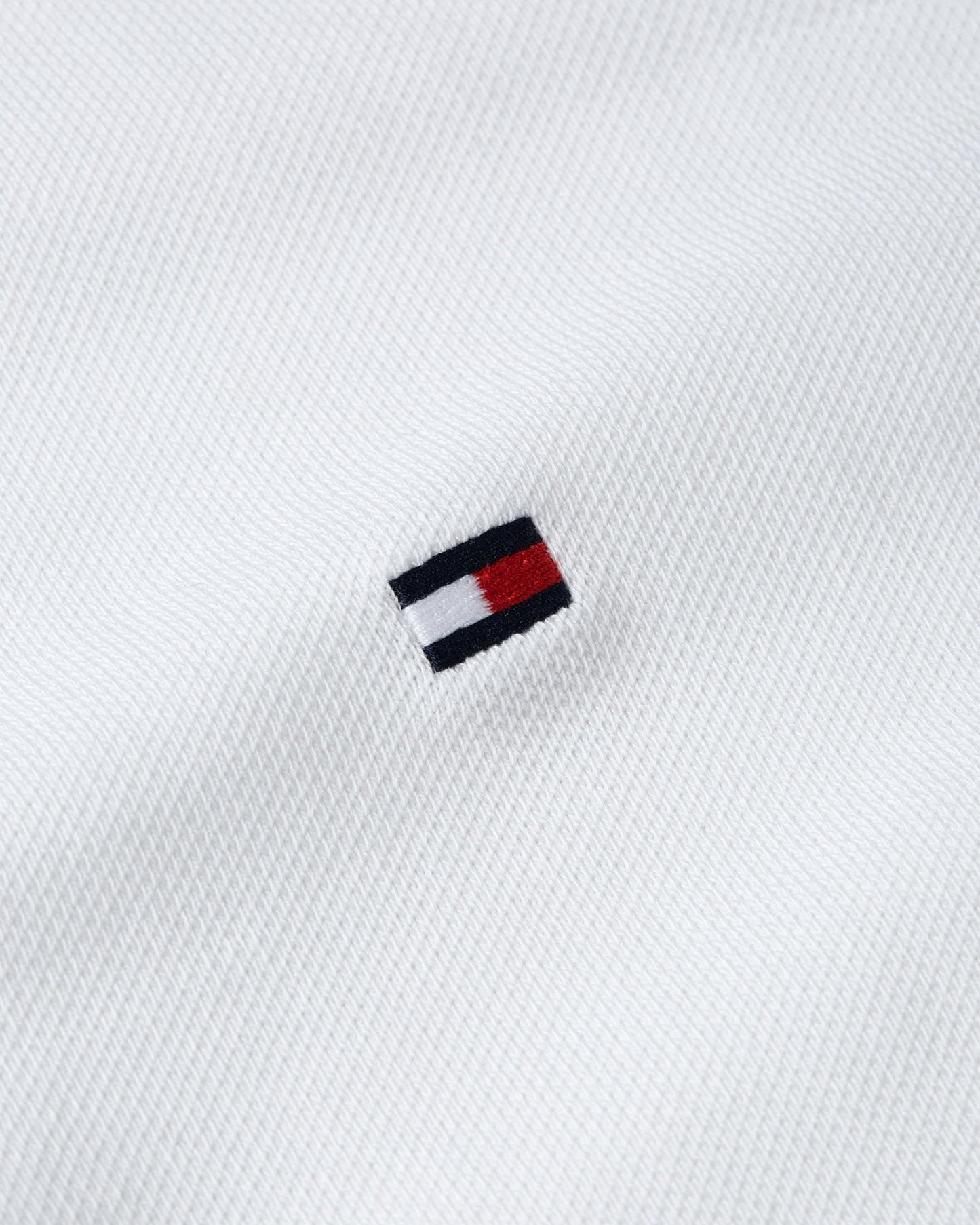 Tommy Hilfiger Tipped Mens Slim Fit Polo - White