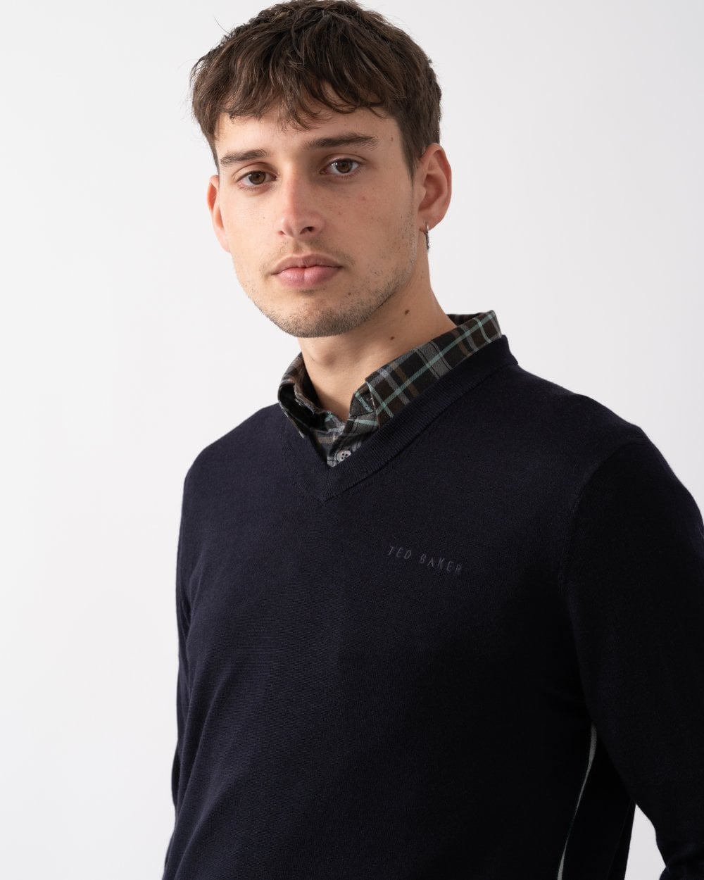 Ted Baker Ted Baker Anjo Mens V-Neck Jumper
