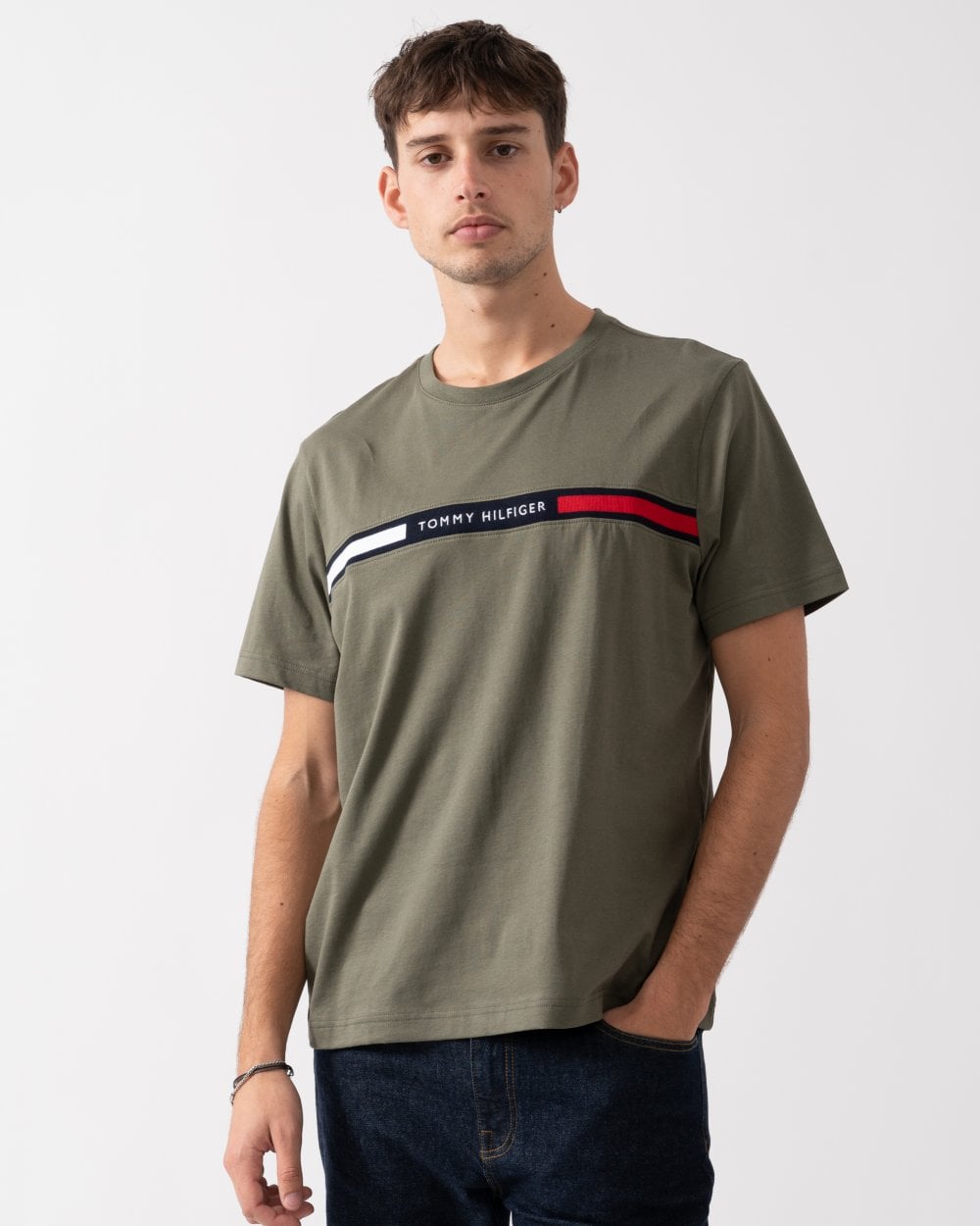 Tommy Hilfiger Hilfiger Chest Insert Mens T-Shirt