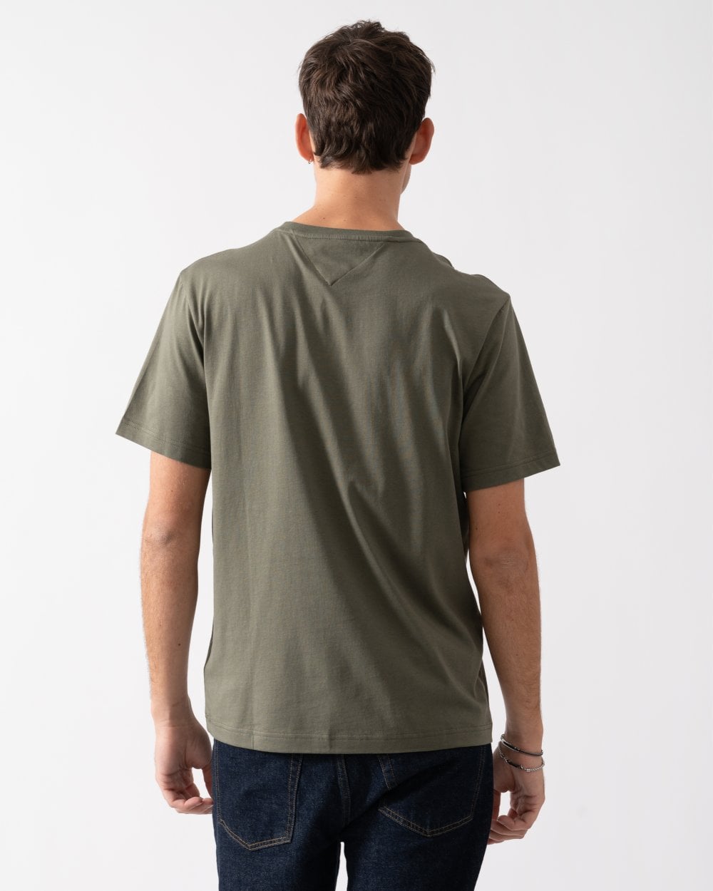Tommy Hilfiger Hilfiger Chest Insert Mens T-Shirt - Battle Green