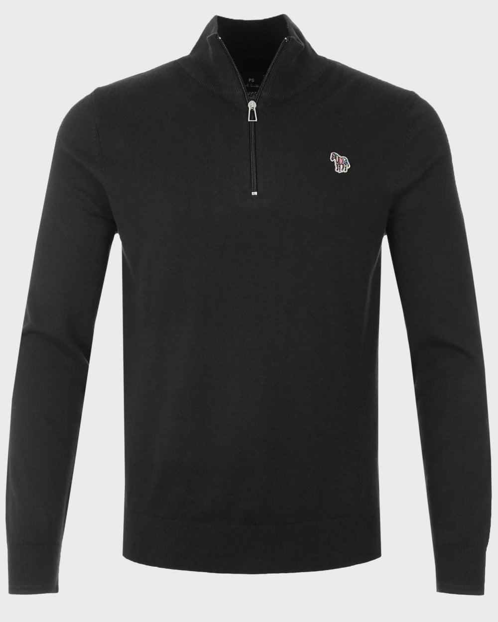 PS Paul Smith Mens Zebra Badge 1/4 Zip Jumper