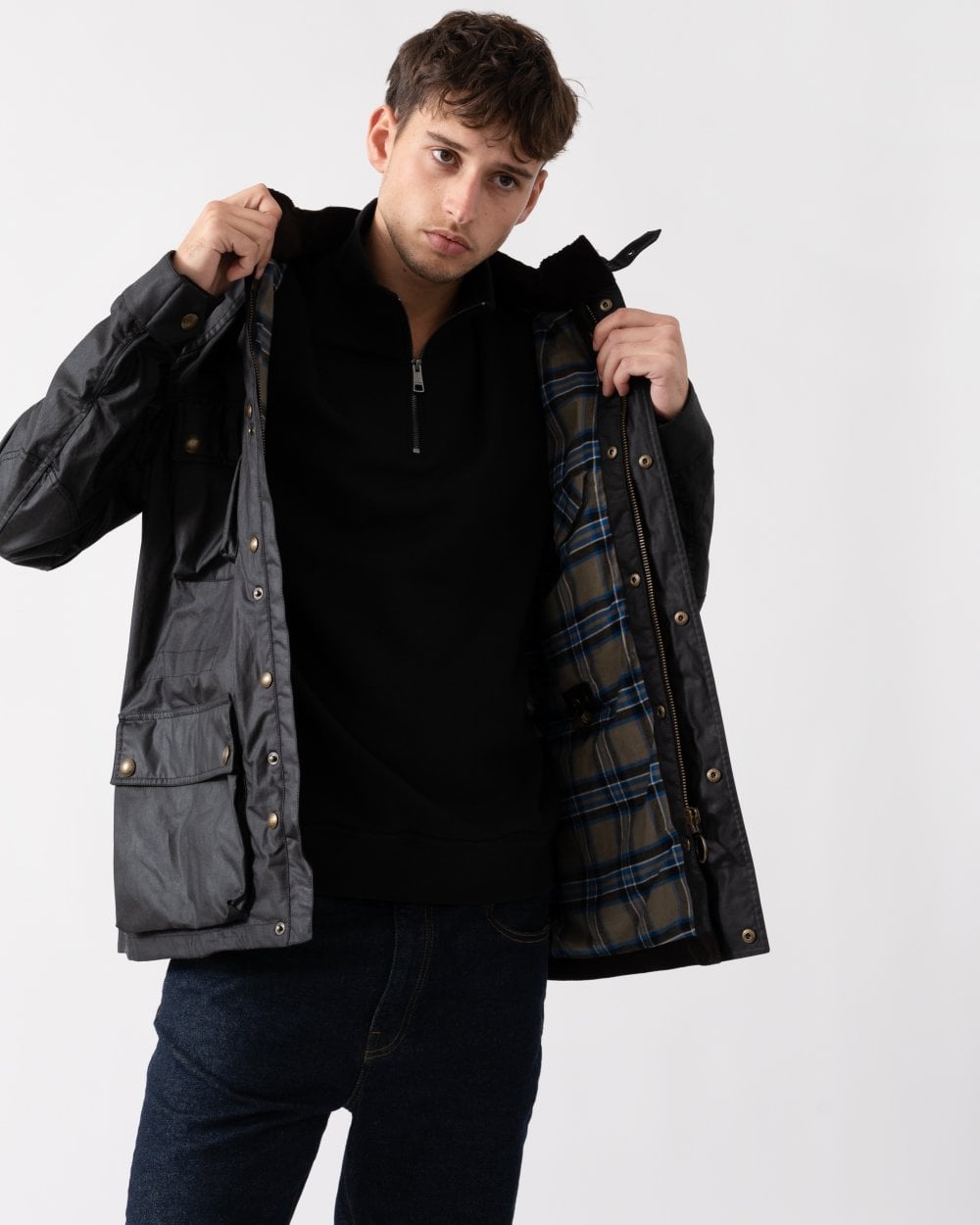 Belstaff Mens Fieldmaster Jacket - Black