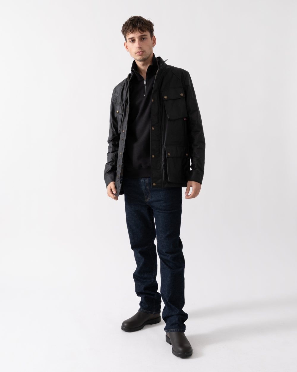 Belstaff Mens Fieldmaster Jacket - Black