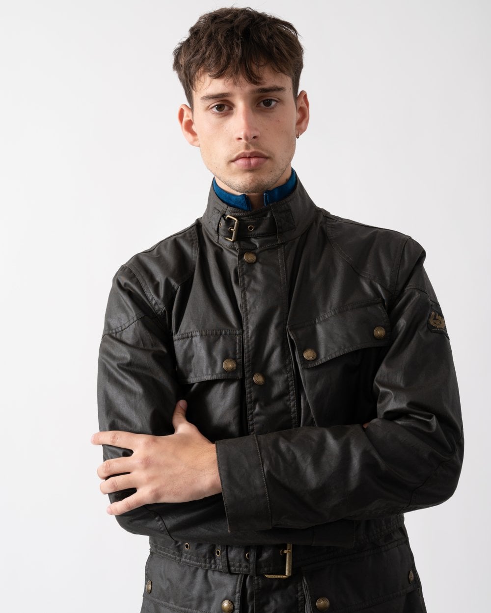 Belstaff Mens Trialmaster Jacket - Faded Olive