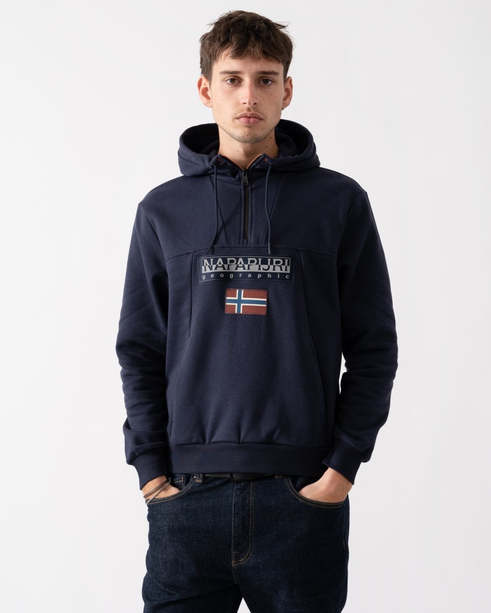 Napapijri Napapijri Burgee 2.0 Mens Half Zip Hoodie