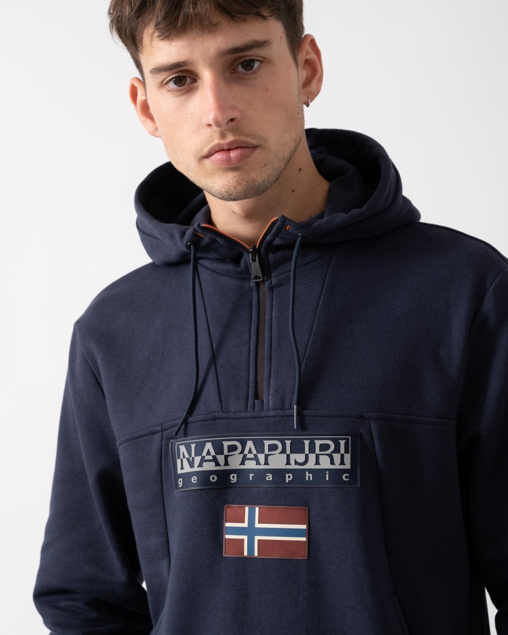 Napapijri Napapijri Burgee 2.0 Mens Half Zip Hoodie