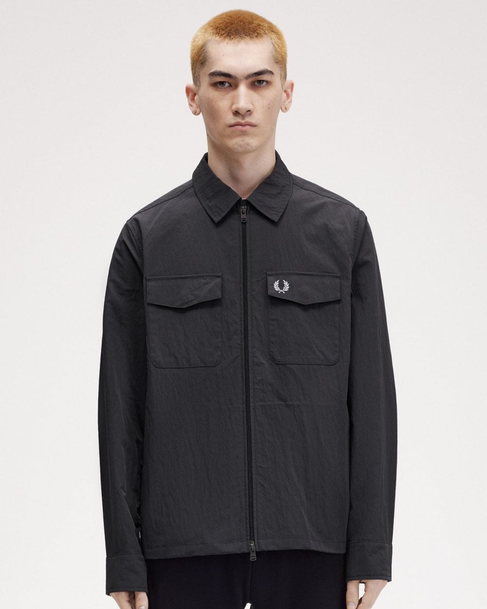 Fred Perry Mens Zip Overshirt
