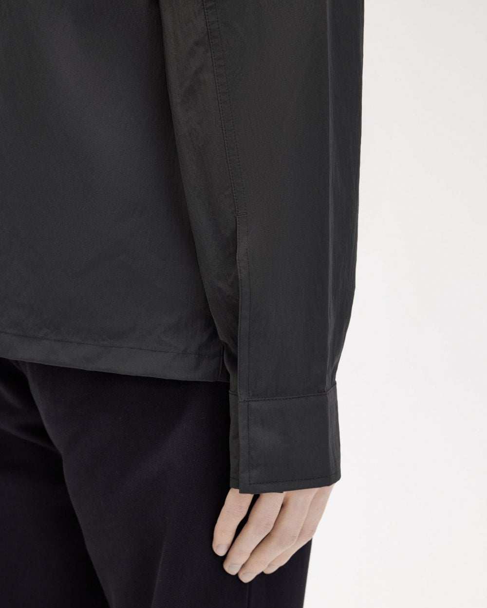 Fred Perry Mens Zip Overshirt - Anchor Grey 297