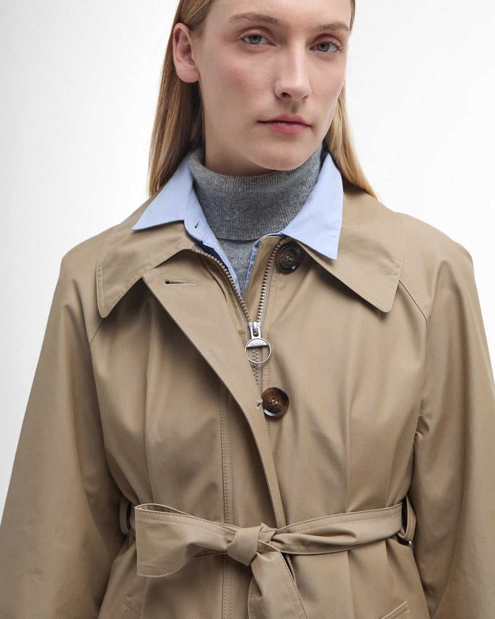 Barbour Beatrix Womens Showerproof Trenchcoat