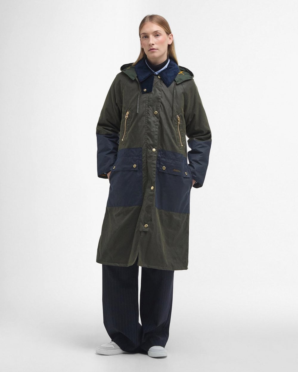 Barbour Carolyn Womens Long Wax Jacket