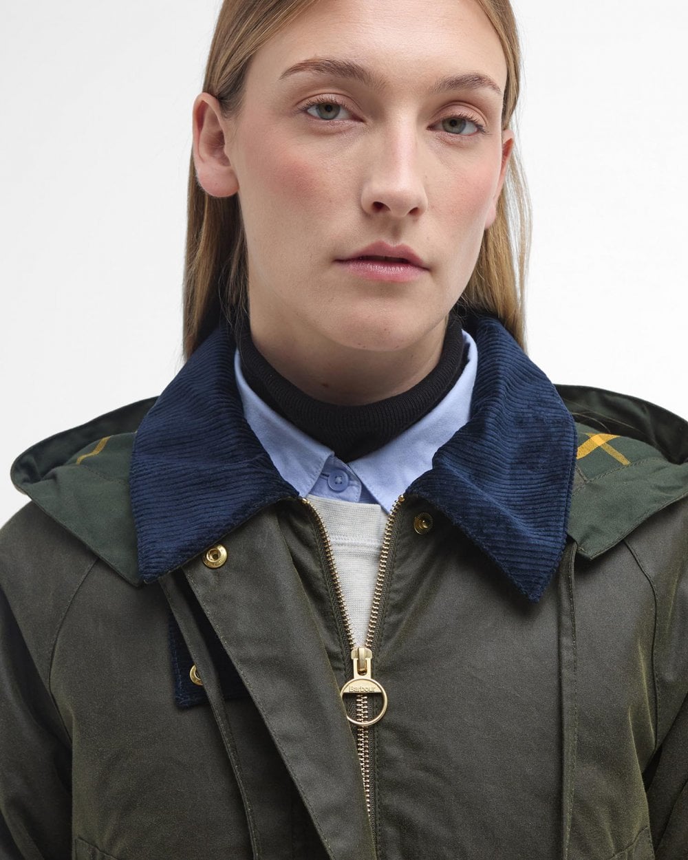 Barbour Carolyn Womens Long Wax Jacket