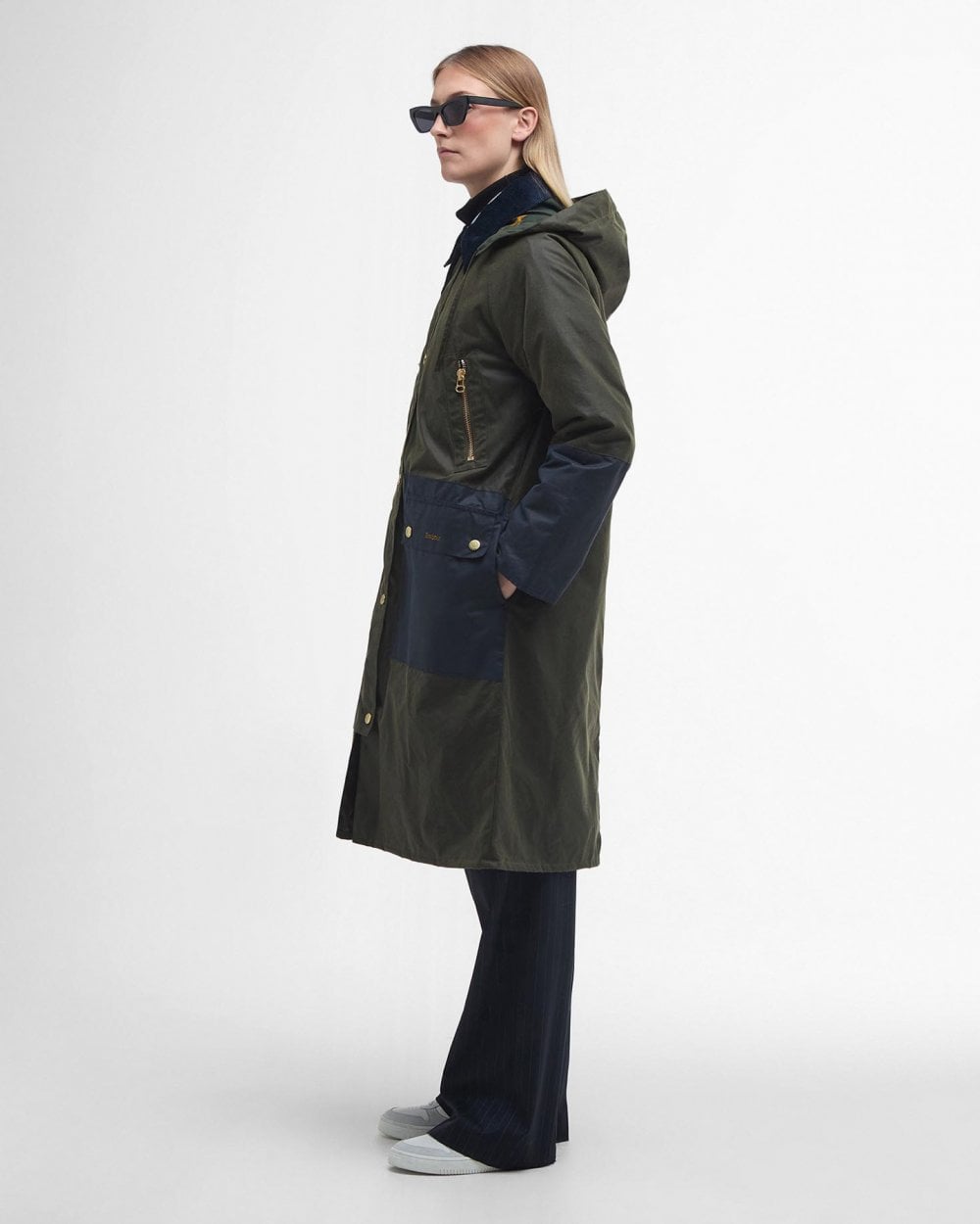 Barbour Carolyn Womens Long Wax Jacket
