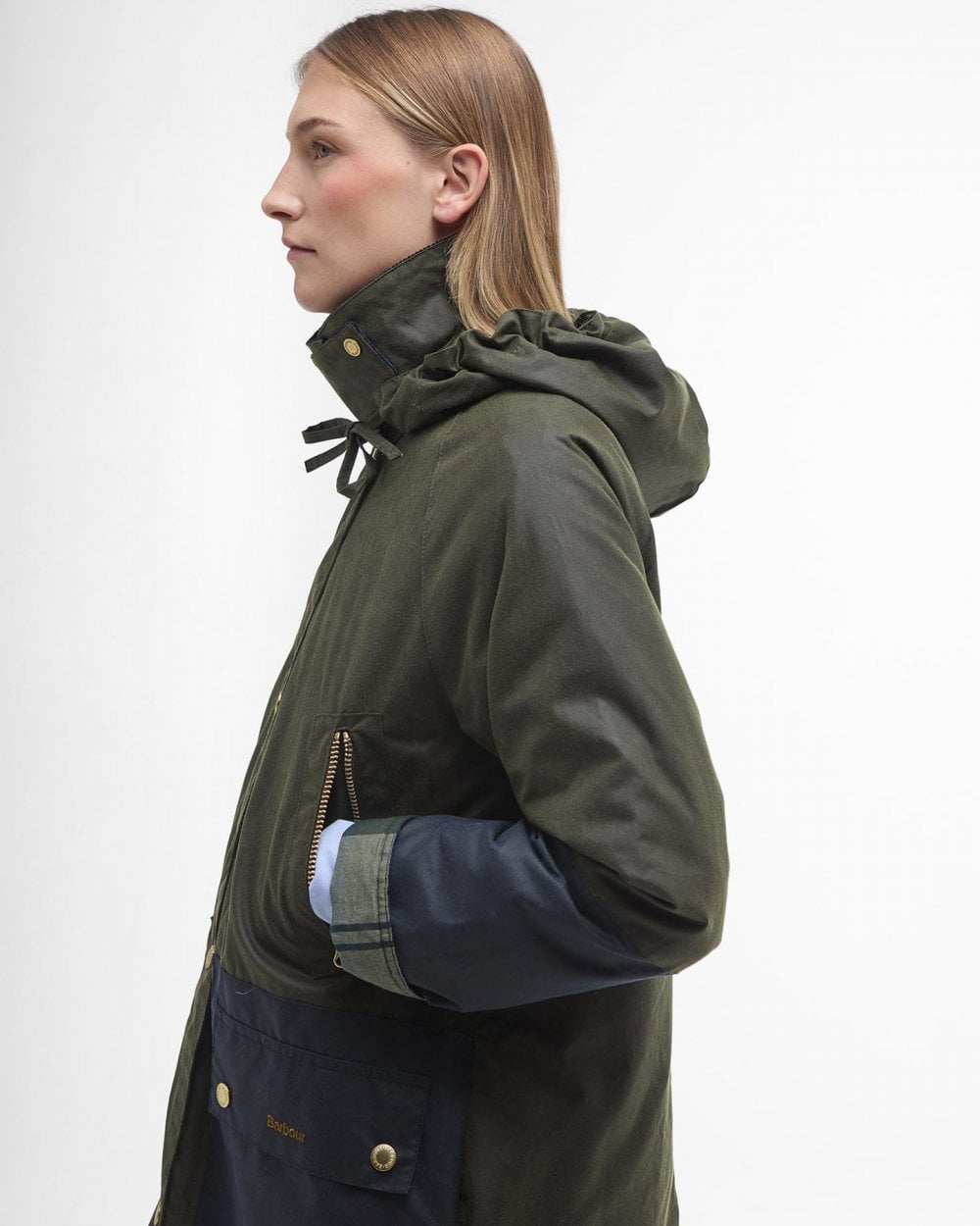 Barbour Carolyn Womens Long Wax Jacket