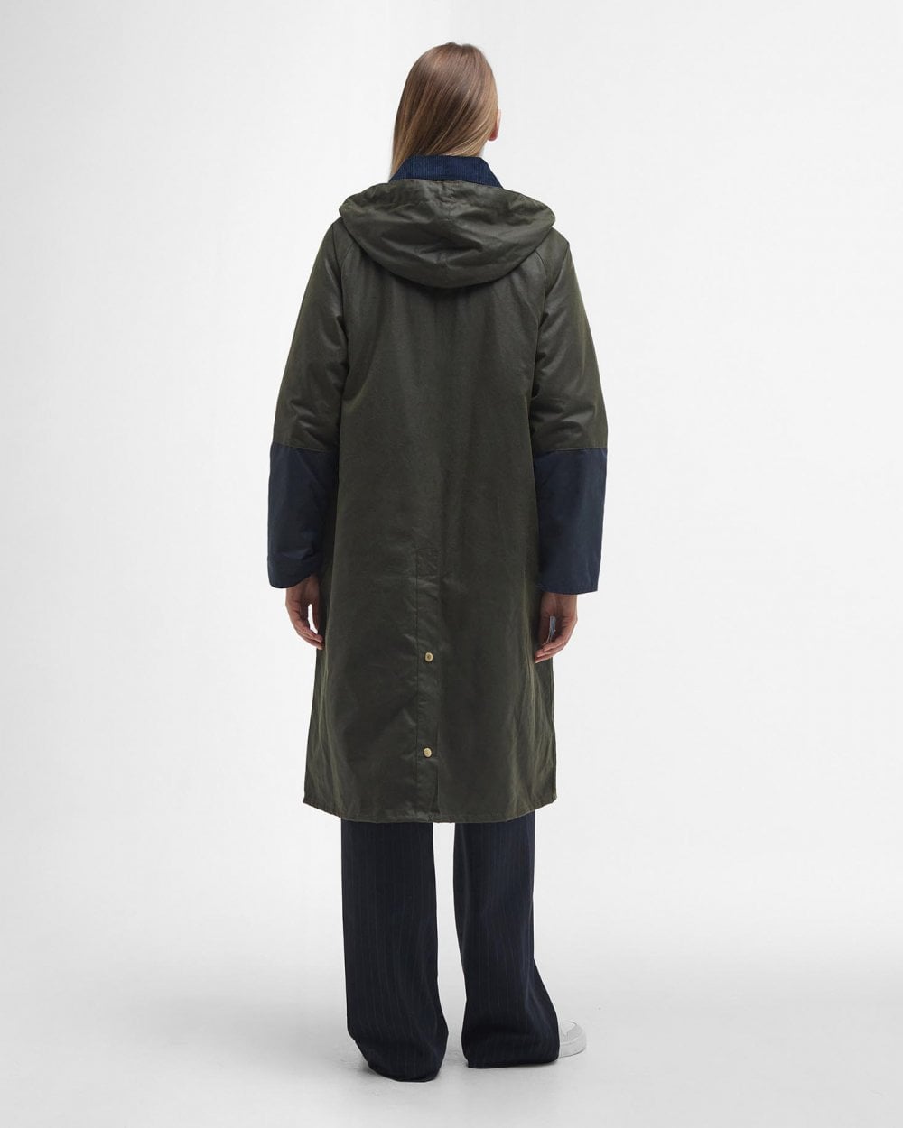 Barbour Carolyn Womens Long Wax Jacket