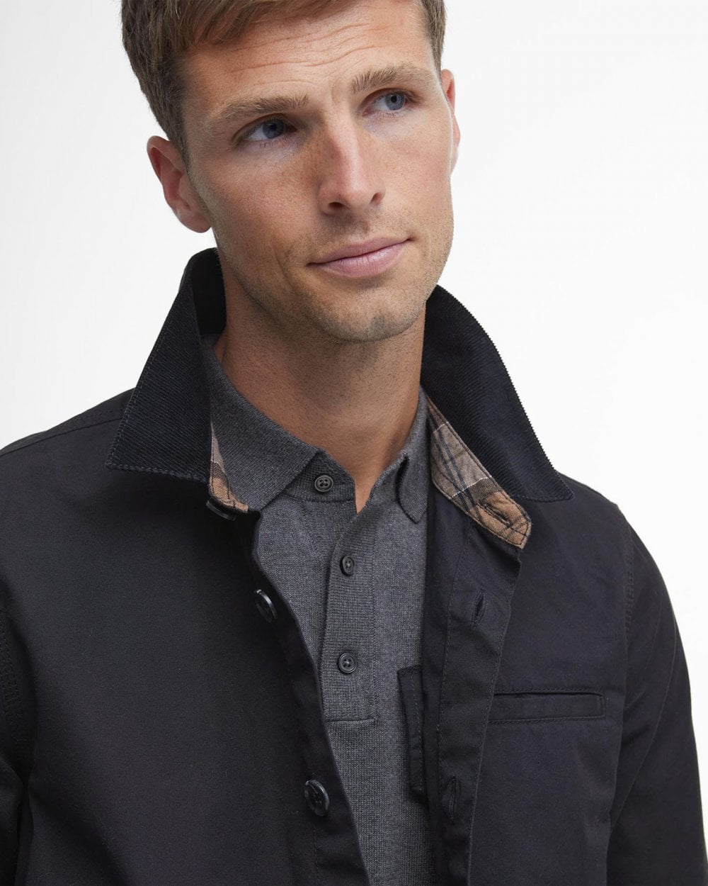 Barbour Barbour Cole Mens Tailored Fit Poplin Overshirt