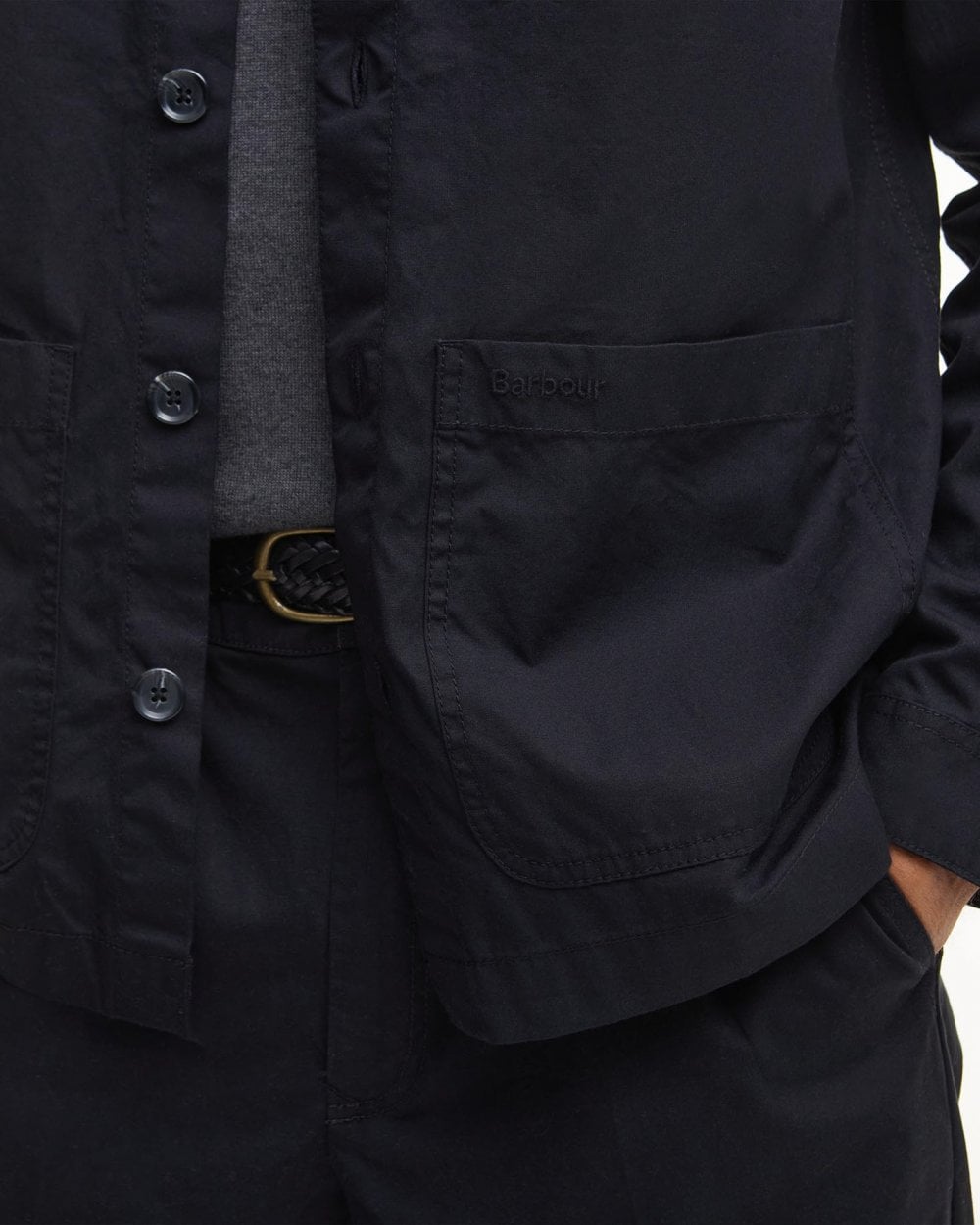 Barbour Barbour Cole Mens Tailored Fit Poplin Overshirt
