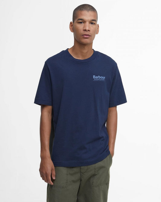 Barbour Barbour Thornley Mens Relaxed Fit Graphic T-Shirt
