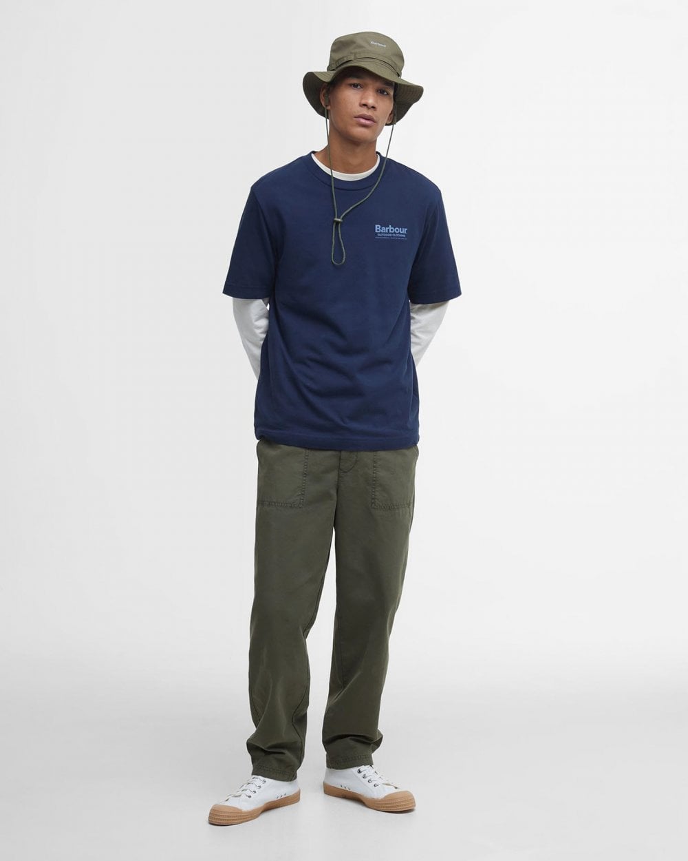 Barbour Barbour Thornley Mens Relaxed Fit Graphic T-Shirt