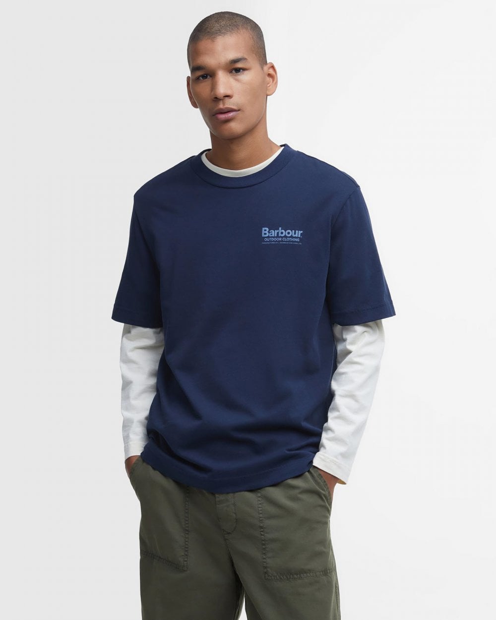Barbour Barbour Thornley Mens Relaxed Fit Graphic T-Shirt
