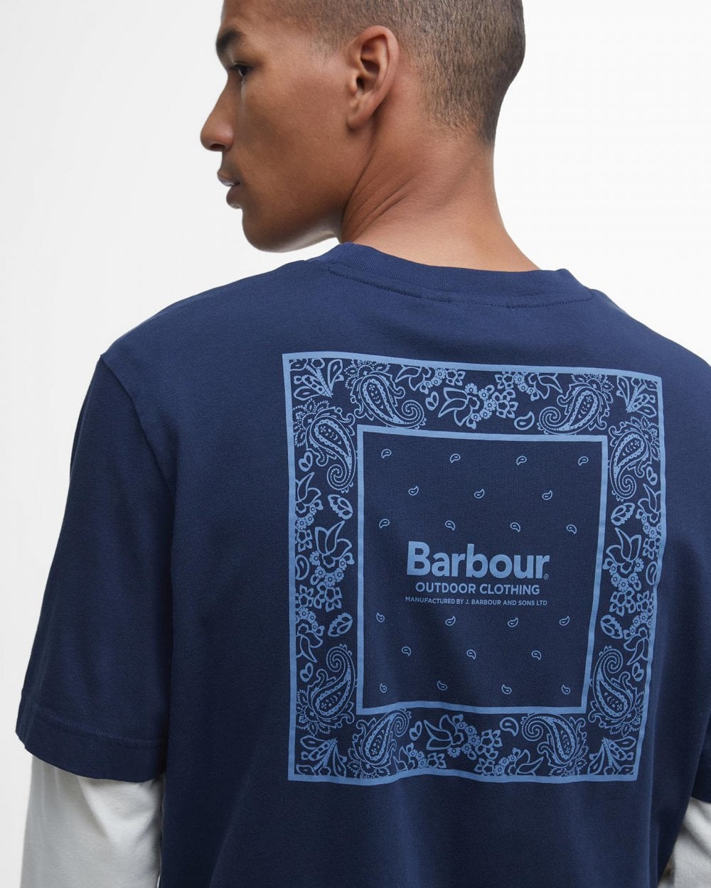 Barbour Barbour Thornley Mens Relaxed Fit Graphic T-Shirt