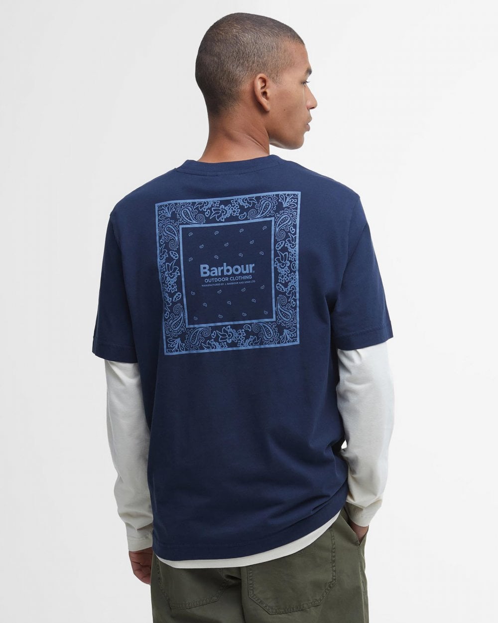 Barbour Barbour Thornley Mens Relaxed Fit Graphic T-Shirt