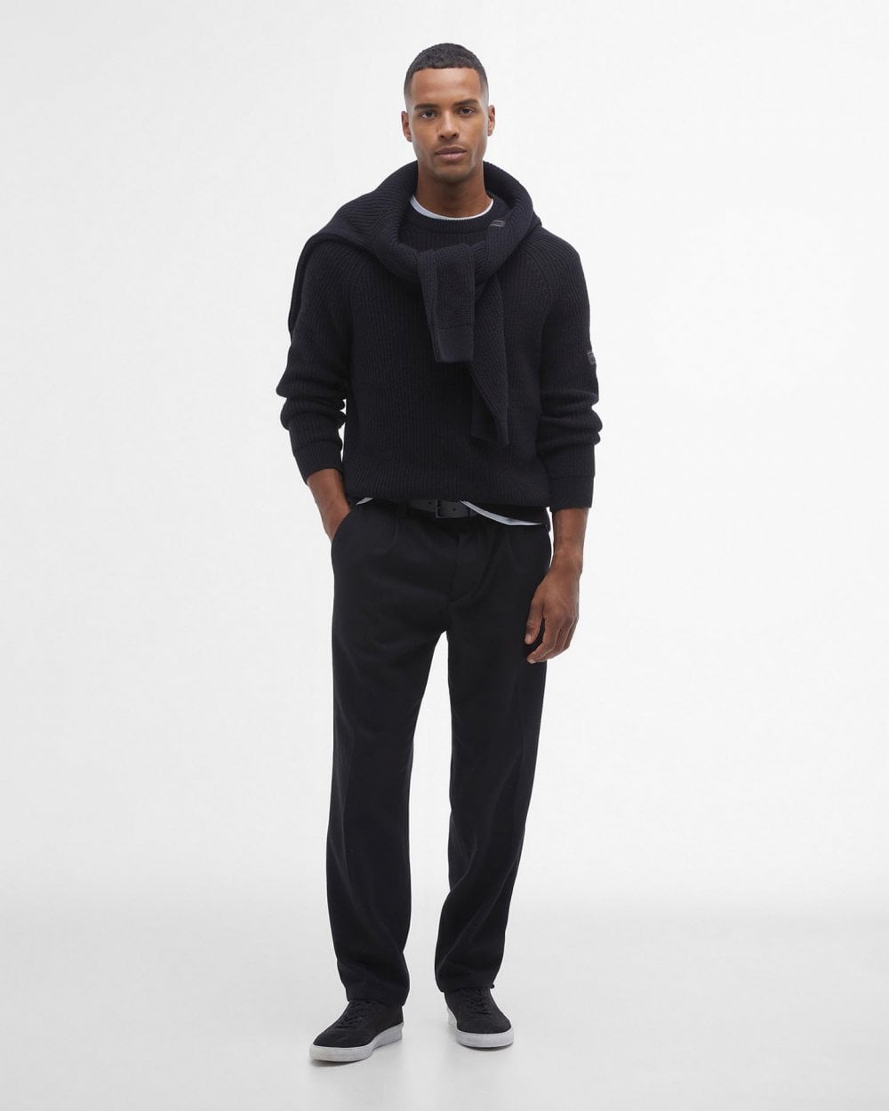 Barbour International Barbour International Chester Mens Crew Neck Jumper