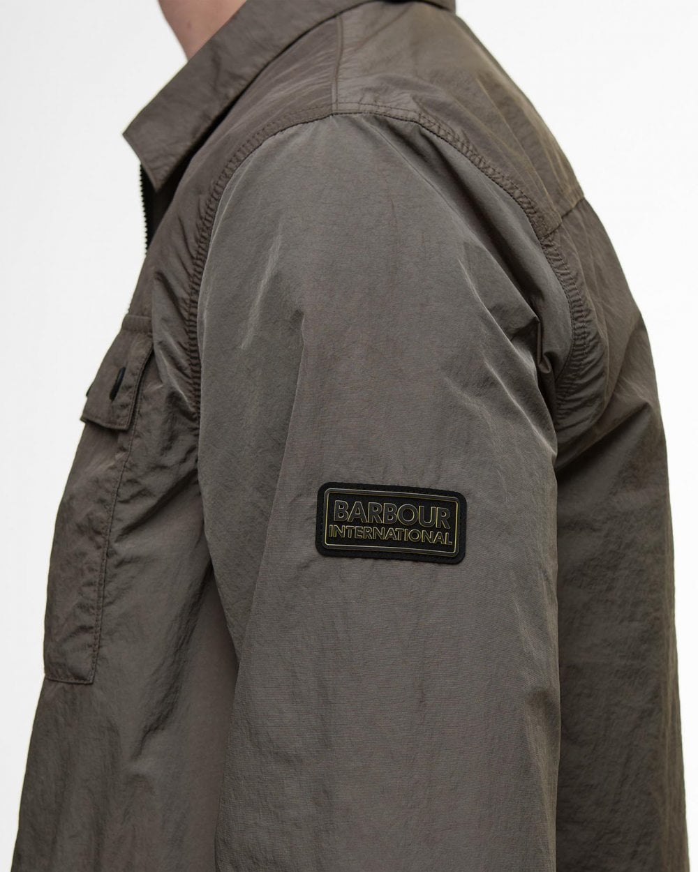 Barbour International Inline Mens Overshirt - Major Brown