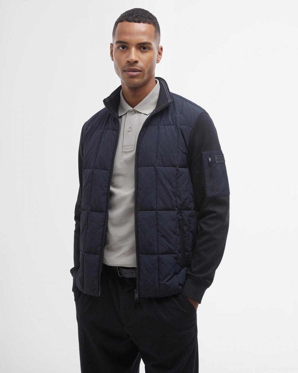 Barbour International Barbour International Otto Mens Baffle Quilt Sweatshirt
