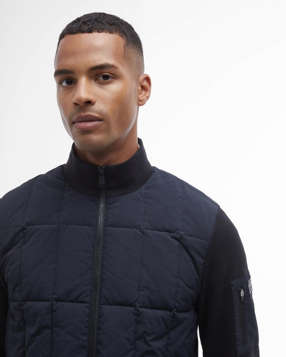 Barbour International Barbour International Otto Mens Baffle Quilt Sweatshirt