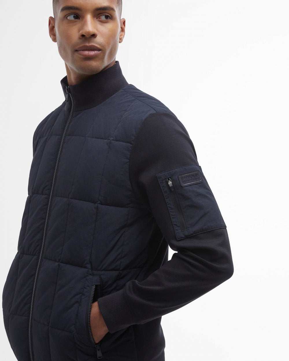 Barbour International Barbour International Otto Mens Baffle Quilt Sweatshirt