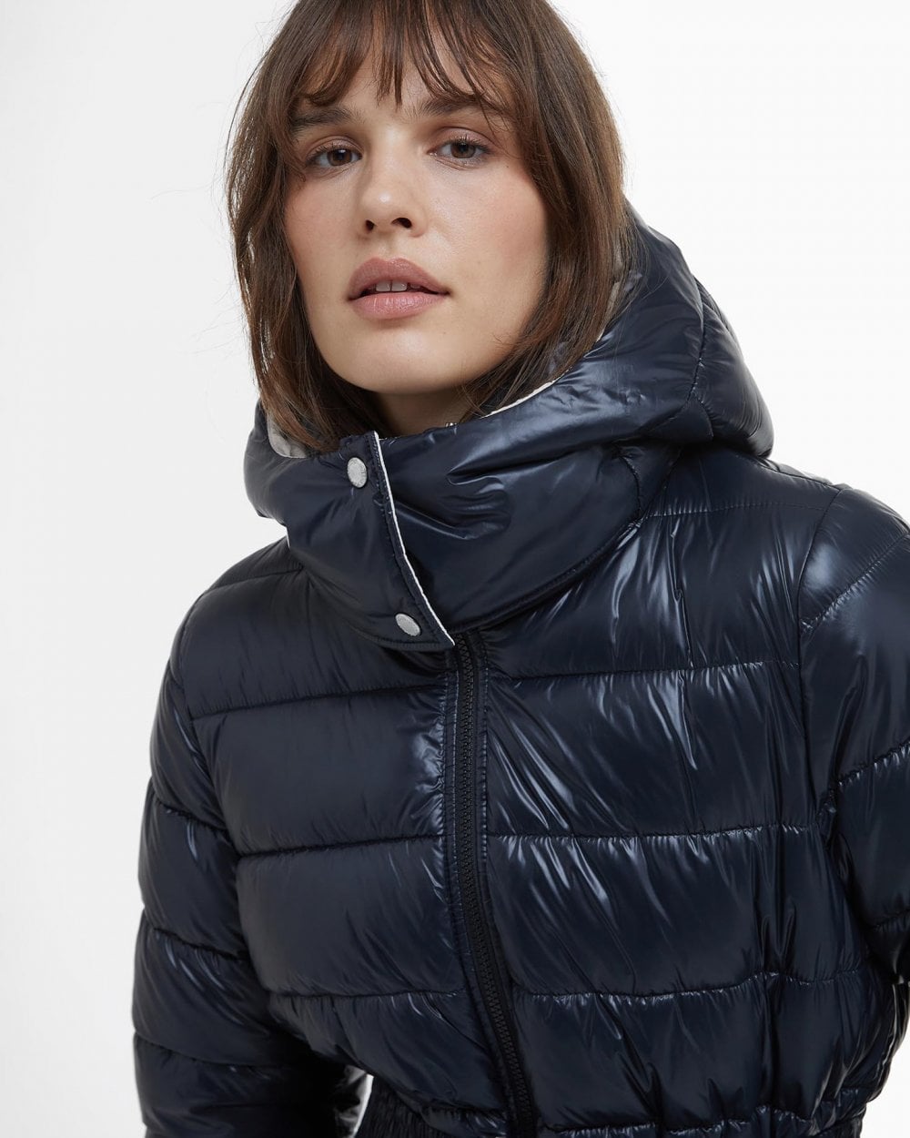 Barbour International Aisha Womens Long Puffer Jacket