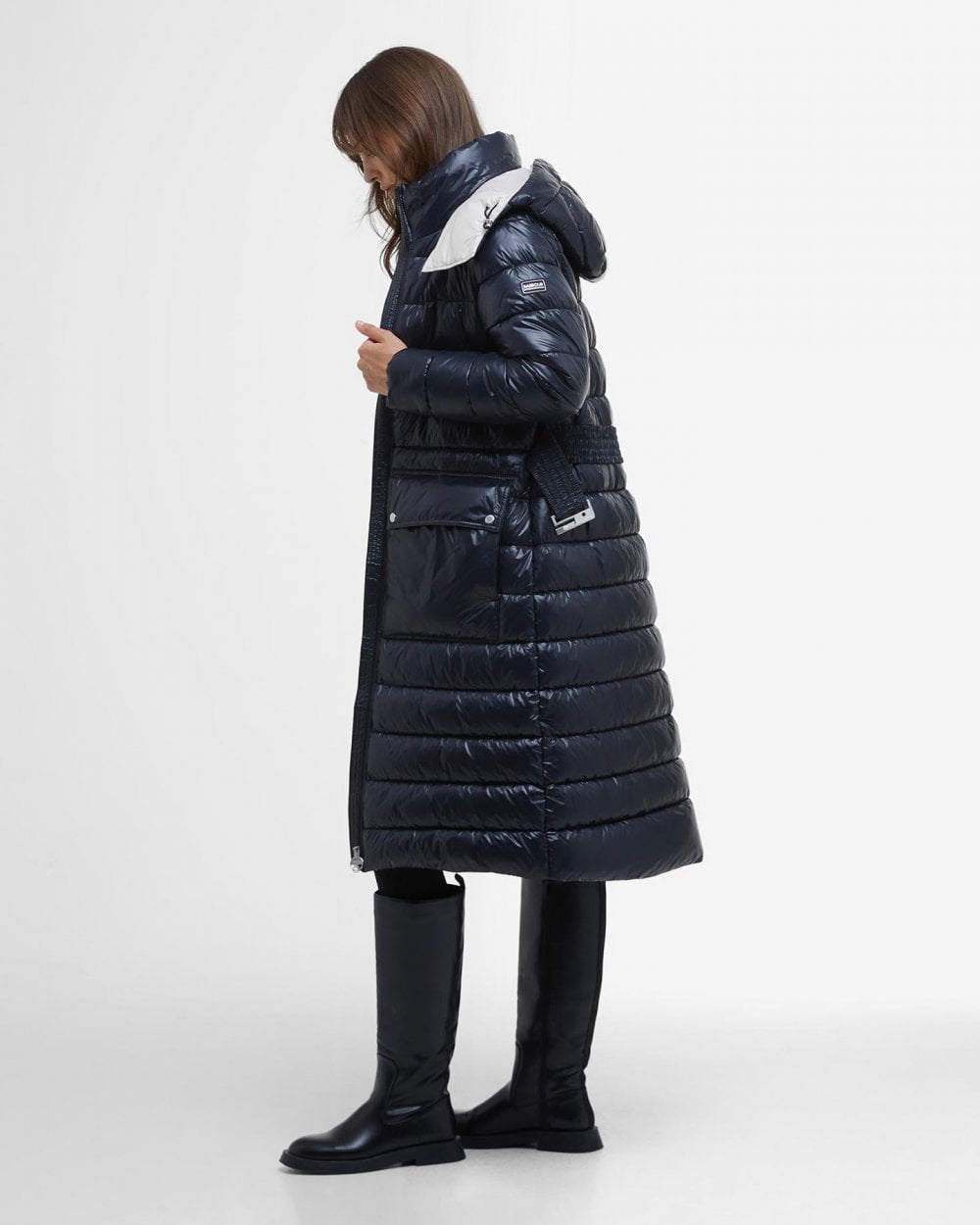 Barbour International Aisha Womens Long Puffer Jacket