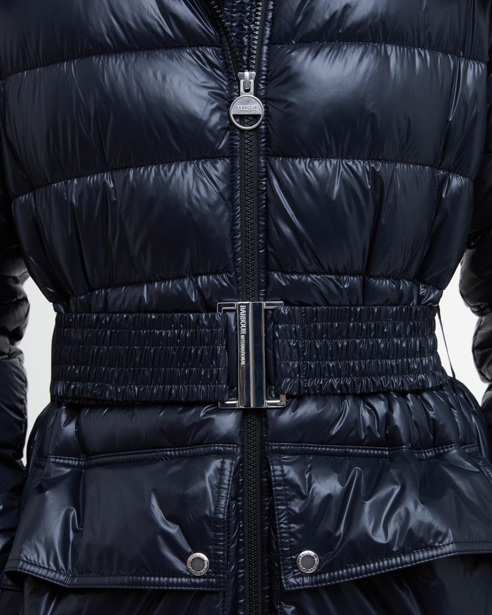 Barbour International Aisha Womens Long Puffer Jacket