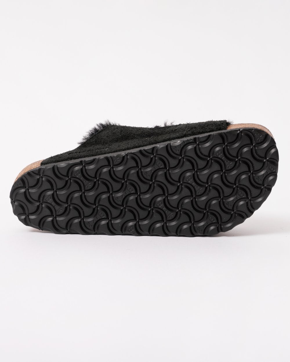 Birkenstock Arizona VL Shearling Womens Sandals - Black