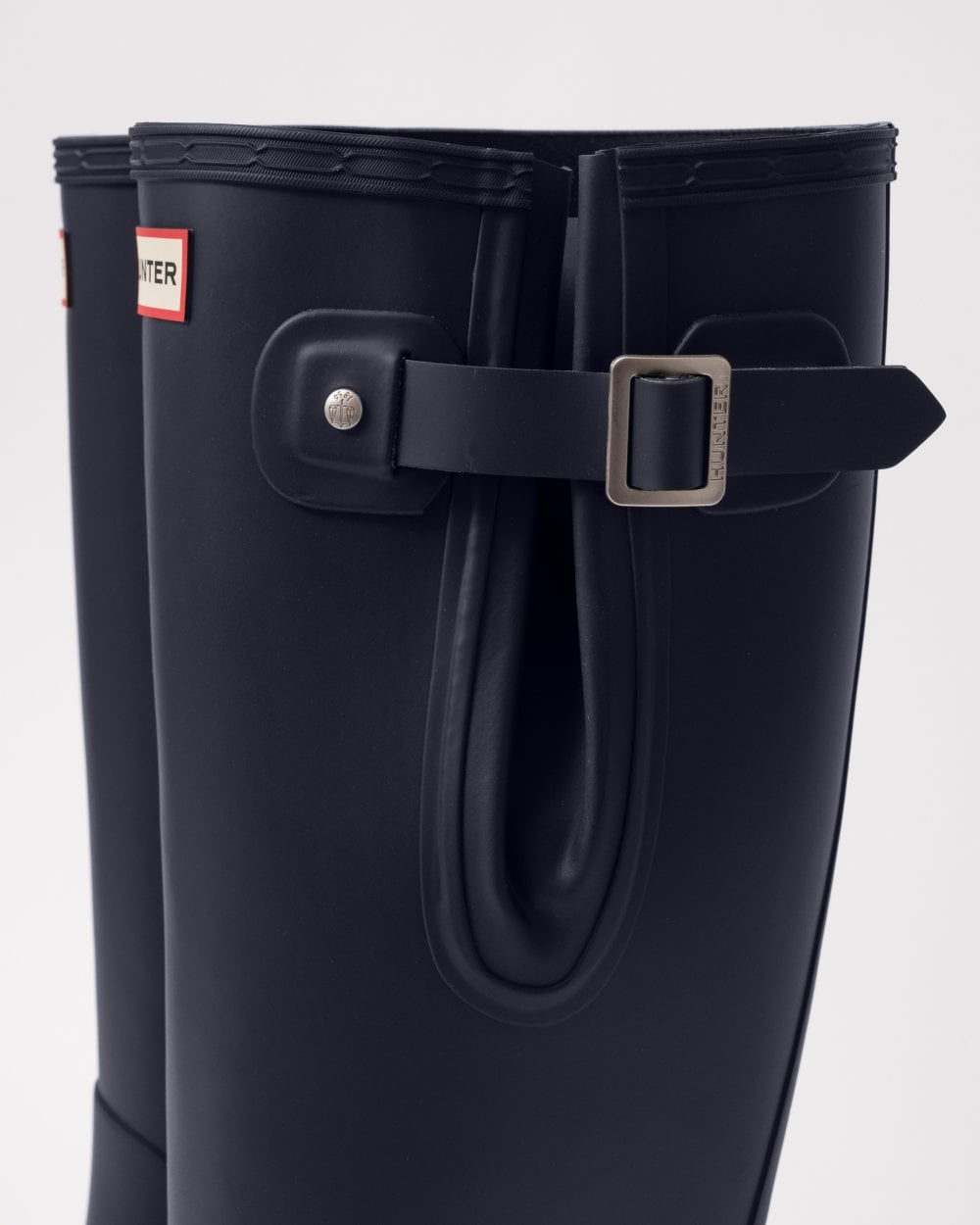 Hunter Original Tall Side Adjustable Mens Wellies - Navy