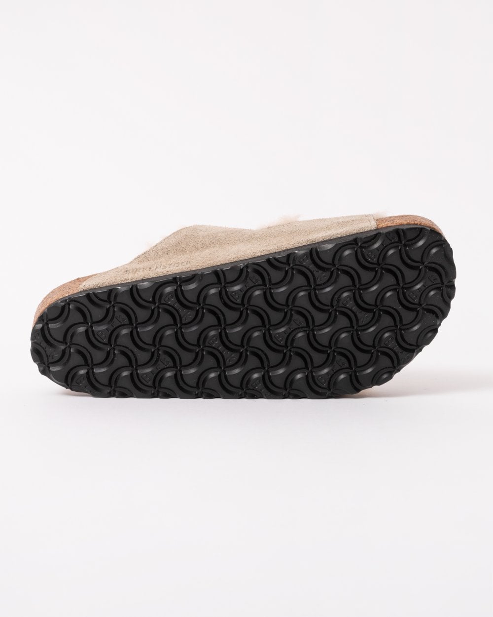 Birkenstock Arizona VL Shearling Womens Sandals - Taupe