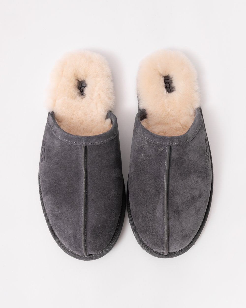 UGG Scuff Mens Slipper - Dark Grey