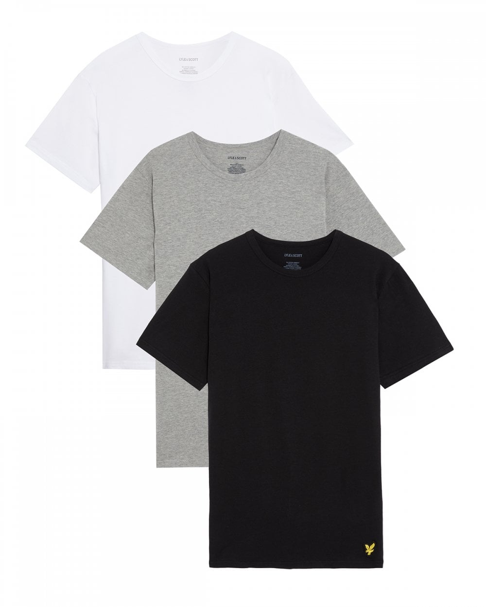 Lyle & Scott Mens Basic 3 Pack T-shirt