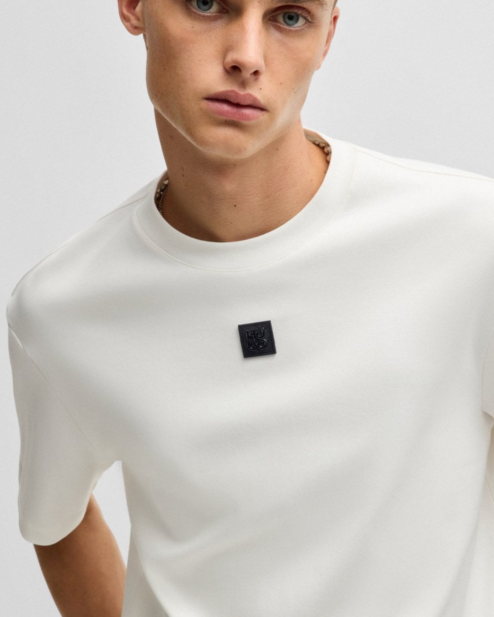 HUGO Dalile Mens T-Shirt - Natural 102