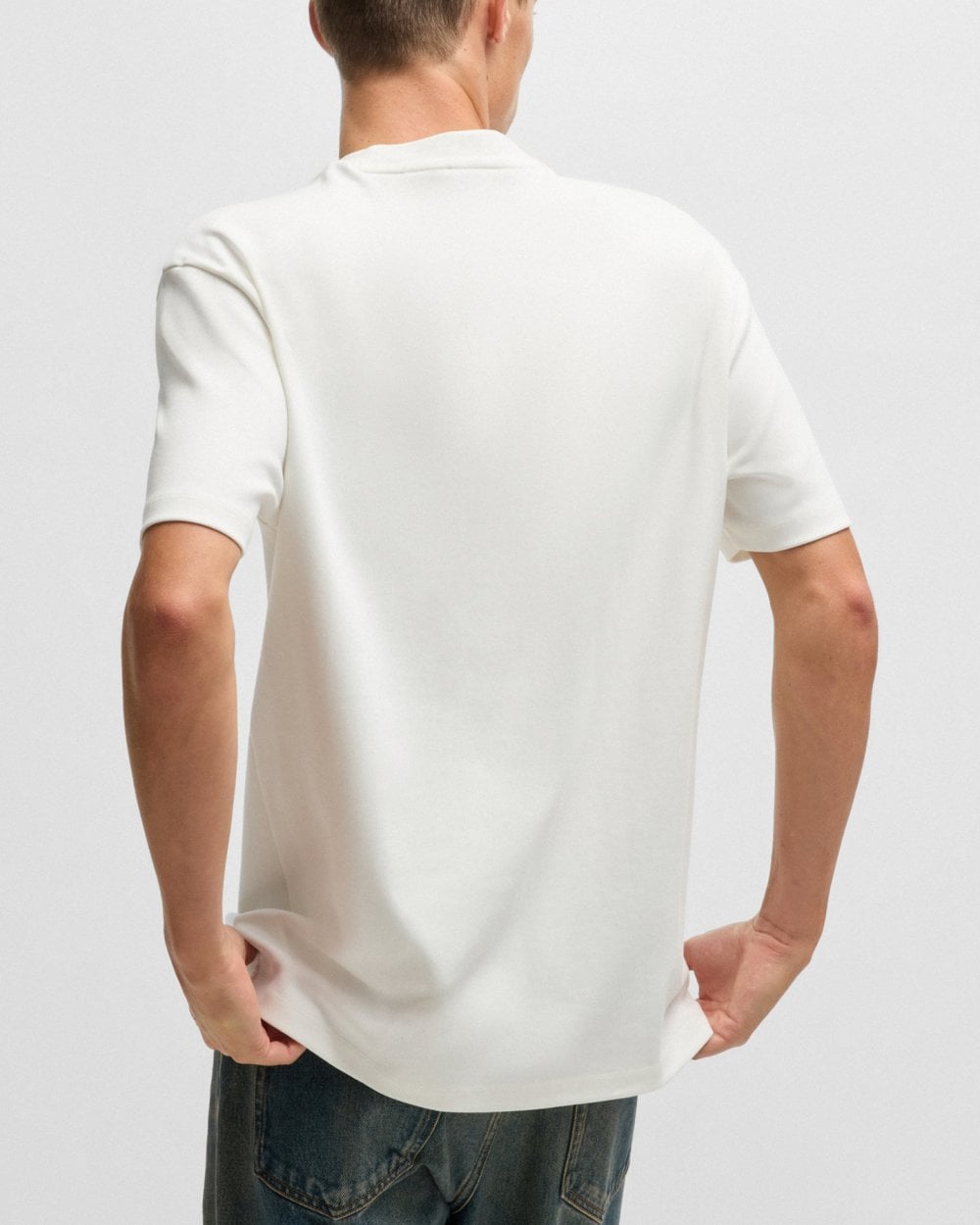 HUGO Dalile Mens T-Shirt - Natural 102